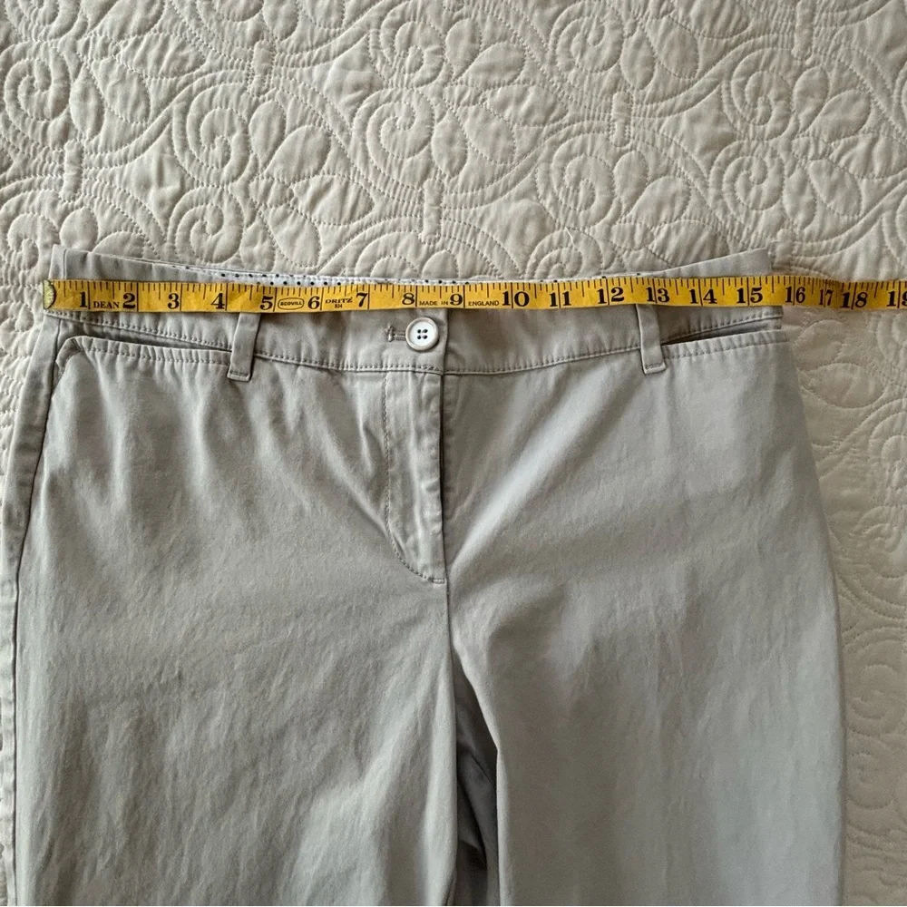 Talbots Beige Perfect Crop Pant